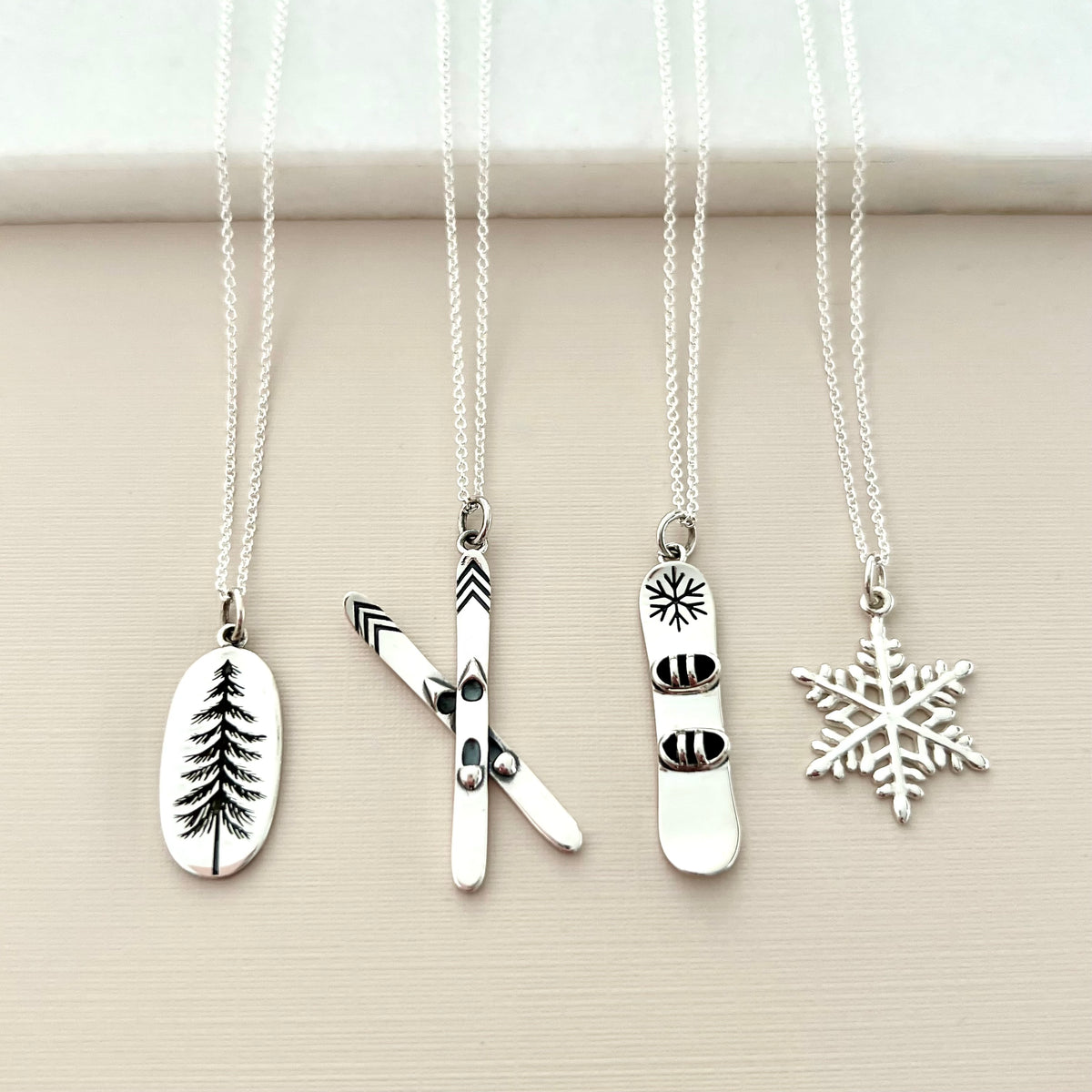 Winter Sports Necklace Collection Tangerine Jewelry Shop