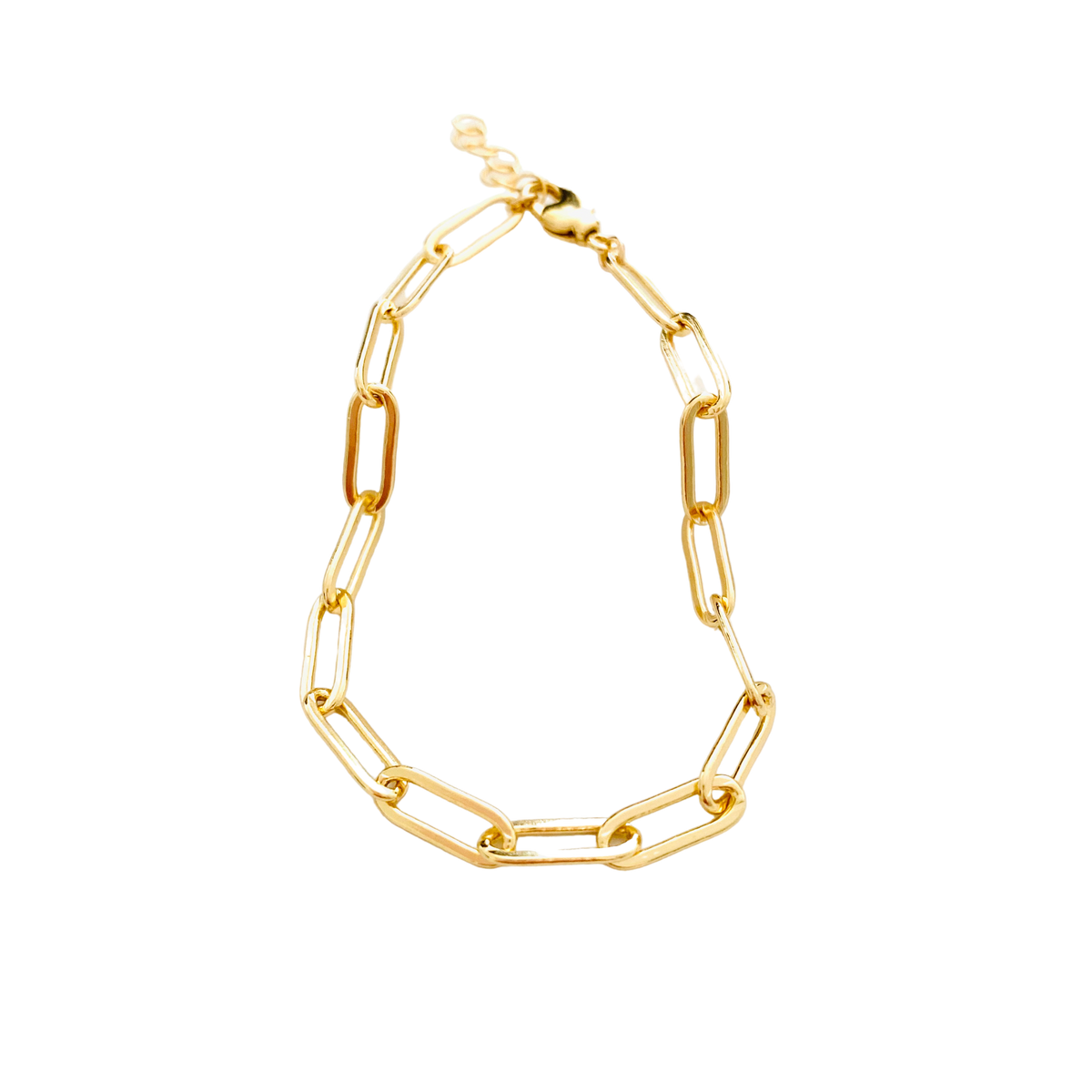 Paper Clip Bracelet Tangerine Jewelry Shop