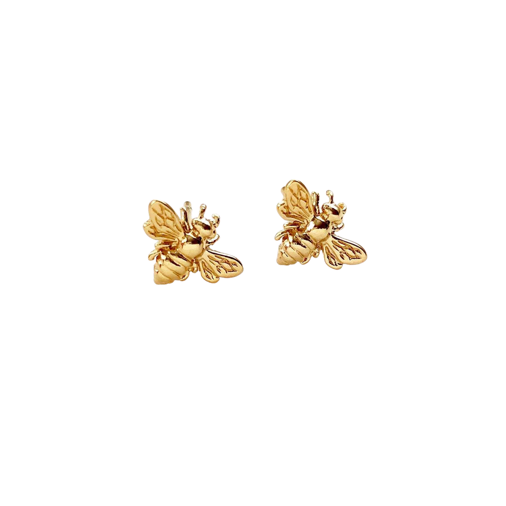 Bee Stud Earrings | Tangerine Jewelry Shop